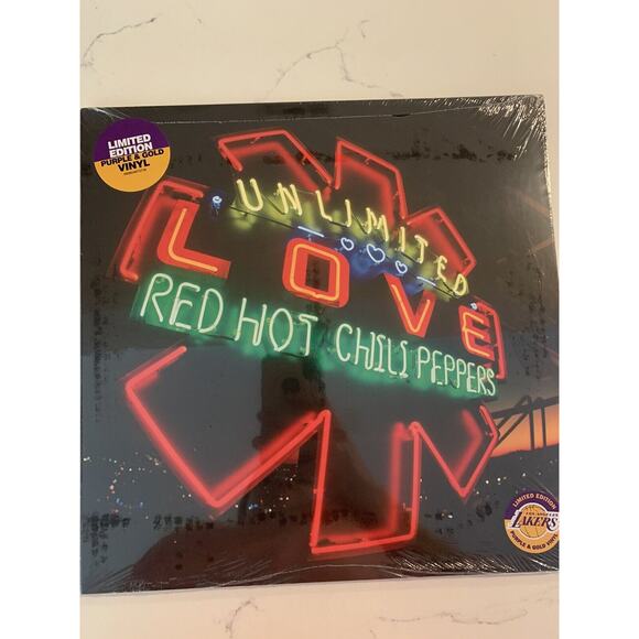 Red Hot Chili Peppers Unlimited Love Purple/Gold Vinyl Lakers Limited Edition - Picture 3 of 6
